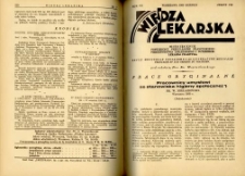 Wiedza Lekarska 1933 R.7 z.8
