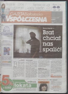 Gazeta Wsp&oacute;łczesna 2008, nr 184