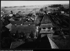 Łapy, widok z wieży kościoła