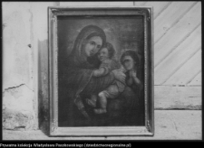 Kleszczele, obraz Matki Boskiej z Dzieciątkiem w kościele parafialnym