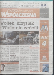 Gazeta Wsp&oacute;łczesna 2008, nr 212