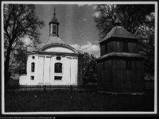 Klukowo, kości&oacute;ł Najświętszej Maryi Panny Częstochowskiej i dzwonnica