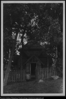 Hodyszewo, drewniana kaplica tzw. "Krynica" (położona 500 m za wsią)