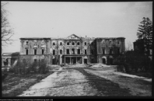 Białystok, odbudowa Pałacu Branickich, elewacja ogrodowa