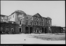 Białystok, odbudowa Pałacu Branickich, elewacja frontowa