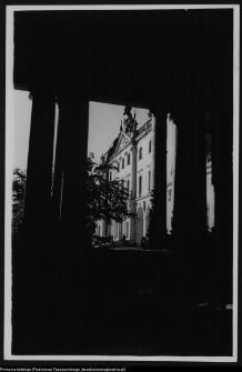 Białystok, odbudowa Pałacu Branickich, elewacja frontowa