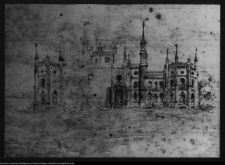 Reprodukcja pałacu w Dowspudzie