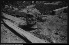 Białystok, odbudowa Pałacu Branickich, fragment rzeźby