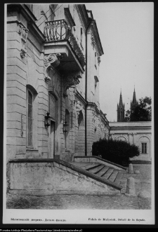 Białystok, odbudowa Pałacu Branickich, elewacja frontowa