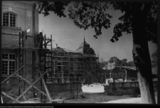 Białystok, odbudowa Pałacu Branickich, elewacja frontowa