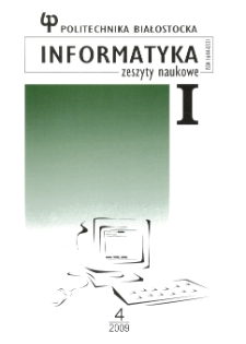 Zeszyty Naukowe Politechniki Białostockiej. Informatyka. Z. 4