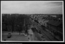 Suwałki, widok z Ratusza na ul. Kościuszki