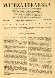 Wiedza Lekarska 1938 R.12 nr 12