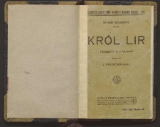 Kr&oacute;l Lir : tragedya w 5 aktach