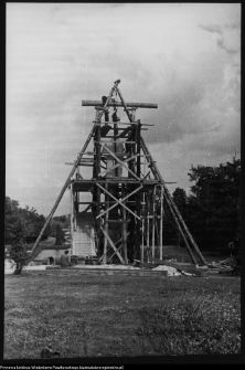 Białystok, budowa Pomnika Wdzięczności Armii Radzieckiej w Parku Planty