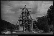 Białystok, budowa Pomnika Wdzięczności Armii Radzieckiej w Parku Planty