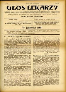 Głos Lekarzy 1908 R.6 nr 10
