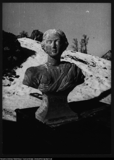 Supraśl, popiersia ocalałe w ruinach Pałacu Opatów