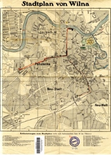Stadtplan von Wilna