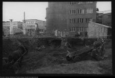 Białystok, roboty budowlane przy Rynku Kościuszki