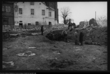 Białystok, roboty budowlane przy Rynku Kościuszki