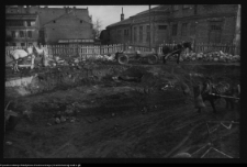 Białystok, roboty budowlane przy Rynku Kościuszki