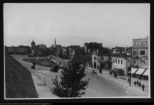 Białystok, odbudowa śr&oacute;dmieścia. Rynek Kościuszki
