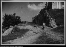 Wigry, mury oporowe od strony p&oacute;łnocnej