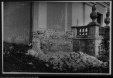 Wigry, fragment mur&oacute;w kościoła