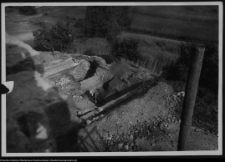 Wigry, wykopy w miejscu dawnego domku furtiana