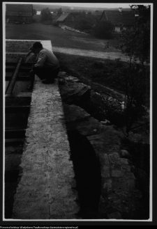 Wigry, prace konserwatorskie przy murach oporowych zespołu kamedulskiego