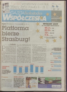 Gazeta Wsp&oacute;łczesna 2009, nr 110