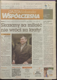 Gazeta Wsp&oacute;łczesna 2009, nr 116
