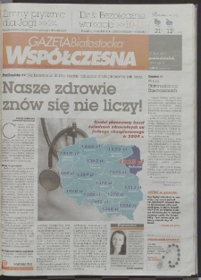 Gazeta Wsp&oacute;łczesna 2009, nr 139