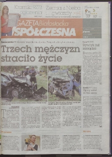 Gazeta Wsp&oacute;łczesna 2009, nr 153