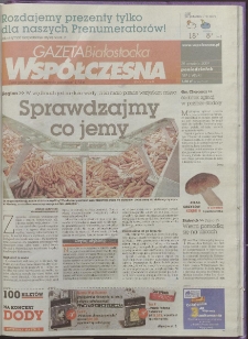 Gazeta Wsp&oacute;łczesna 2009, nr 189