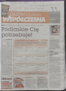 Gazeta Współczesna 2009, nr 192