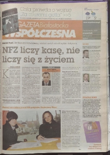 Gazeta Współczesna 2009, nr 197