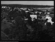 Sejny, widok z wieży kościoła na miasto