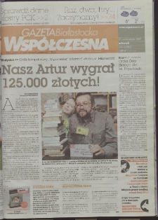Gazeta Współczesna 2009, nr 205