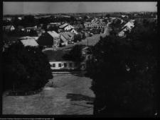 Sejny, widok z wieży kościoła na miasto