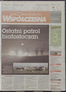 Gazeta Wsp&oacute;łczesna 2009, nr 214