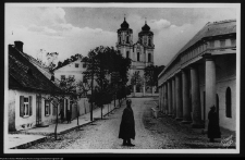 Reprodukcja fotografii hal targowych w Sejnach