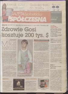 Gazeta Wsp&oacute;łczesna 2009, nr 246