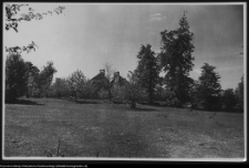 Bęćkowo, widok na ogród i dwór