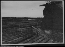 Tybory-Kamianka, Pałac Roszkowskich, układanie stropu nad parterem