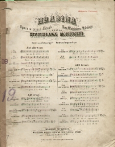 Hrabina : Opera w trzech aktach : Akt trzeci. No 16, Cavatina Hrabiny