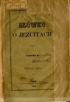 Sł&oacute;wko o jezuitach