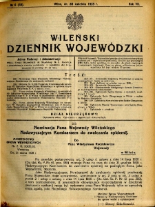 Dziennik Urzędowy Województwa Wileńskiego 1928.04.30 R.7 nr 6