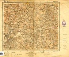 Mapa topograficzna Polski: Raczki i Ełk (Lyck) Pas 33 Słup 35 (Prusy Wschodnie).